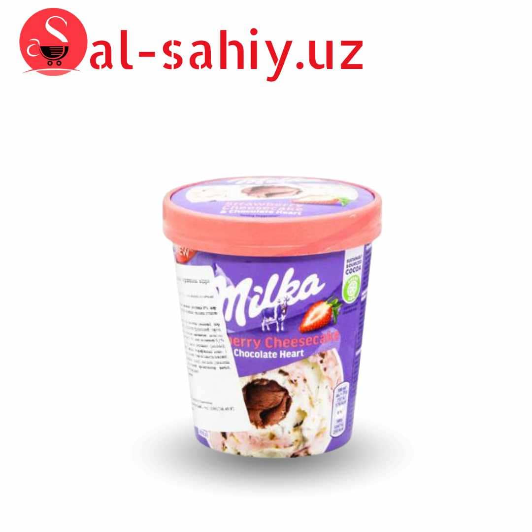 Мороженое MILKA  клубника  480гр 1