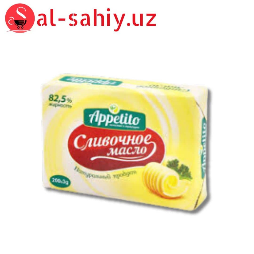 Сливочное масло Appetito 82.5%  200г 1
