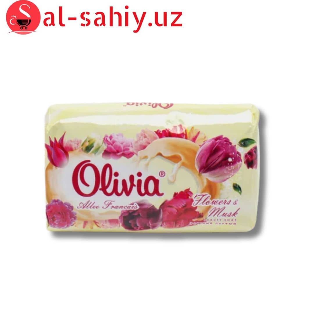 Мыло туалетное Olivia (с кремом) 420г 1