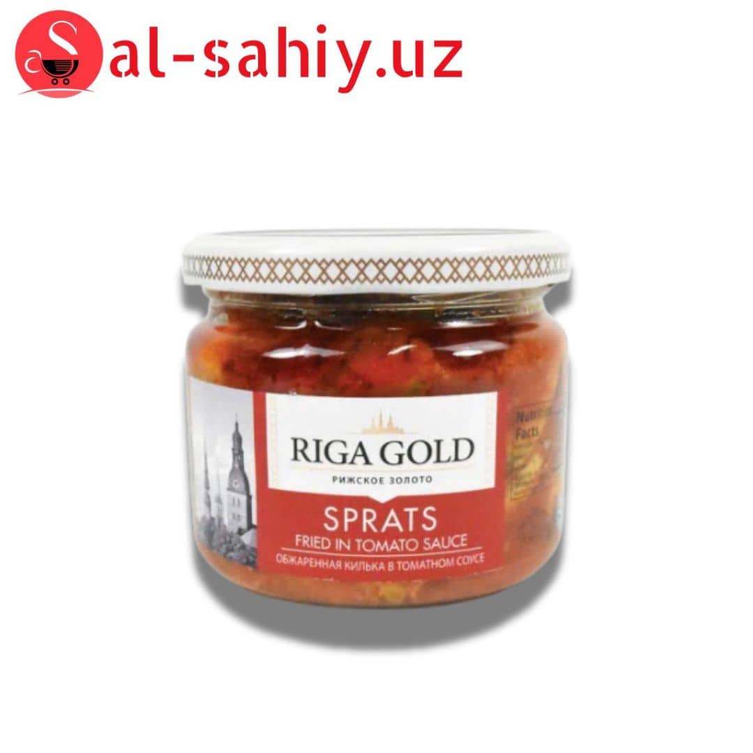 Шпроты в томатном соусе RIGA GOLD 250гр с/б 1