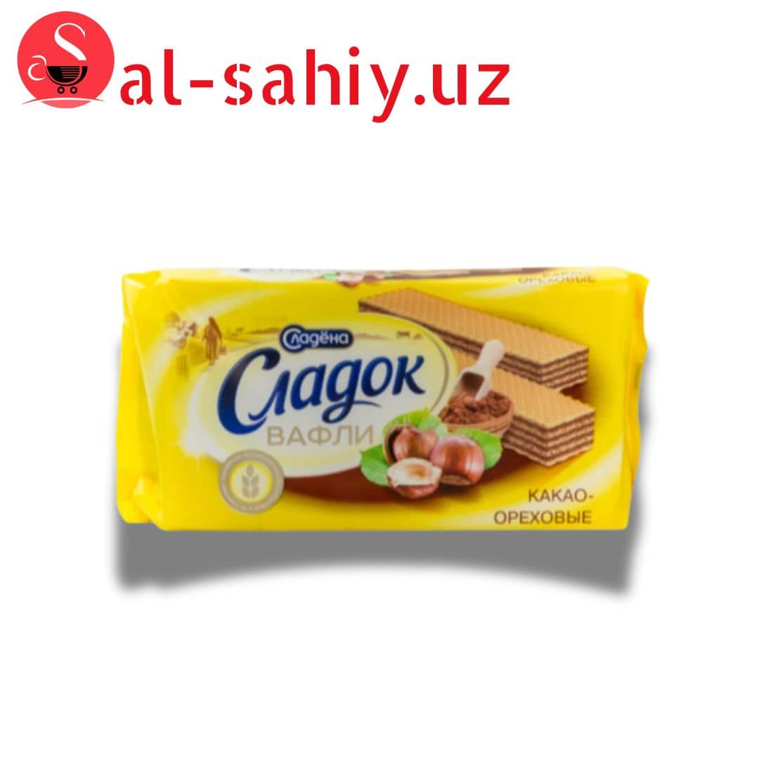Вафли Сладок какао с фундуком 200 гр 1