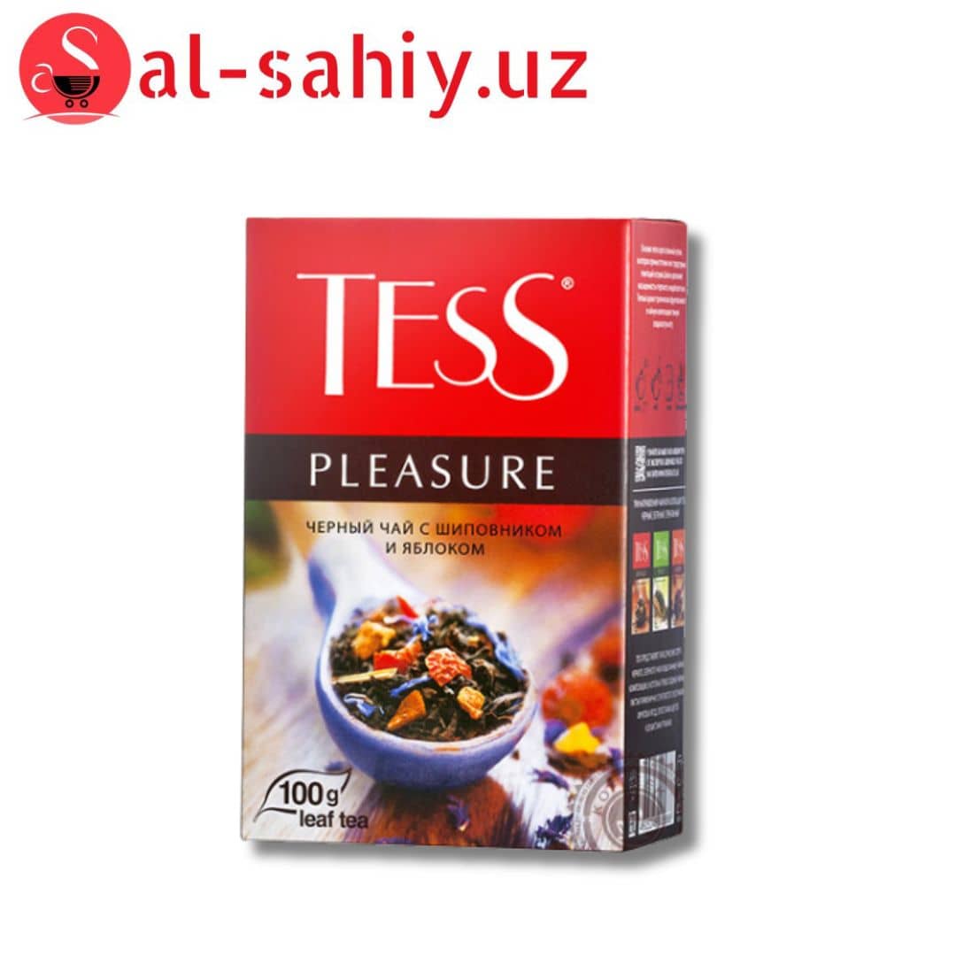 Чай "TESS' черн.Фруктовый Плежа 100гр 1