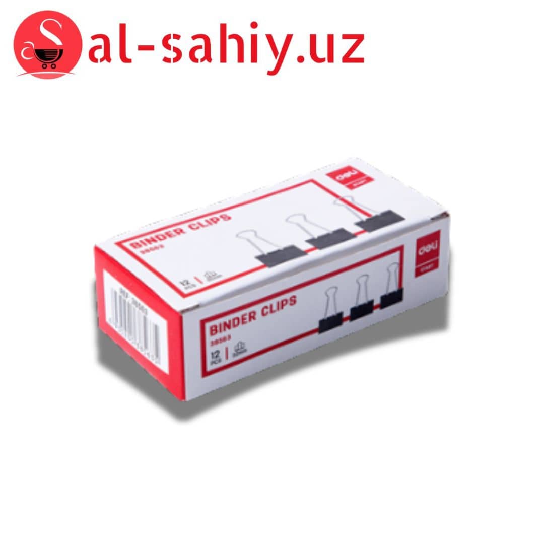 Зажим DELI 38563 BINDER 1