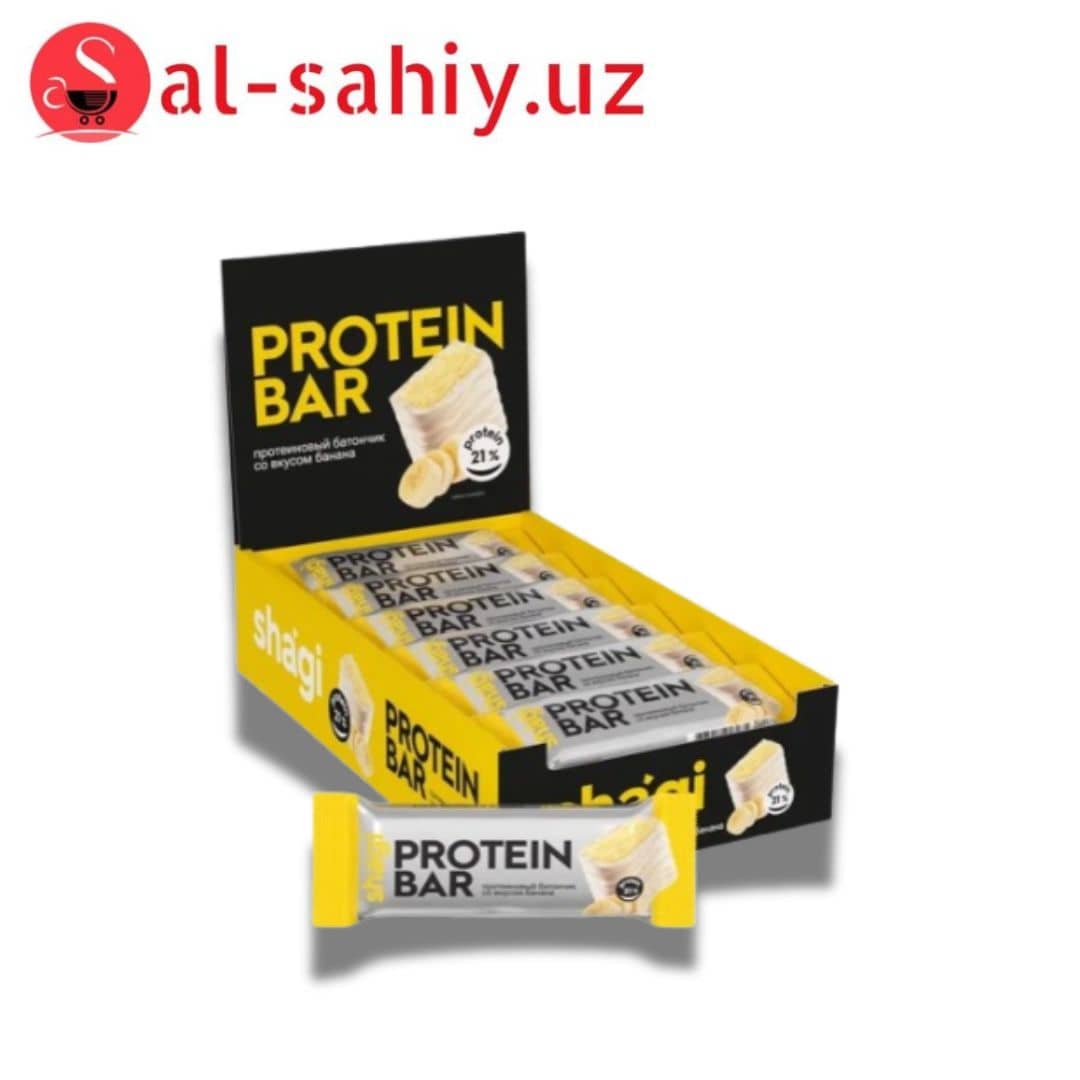 Шоколад "Protein bar" протеиновый батончик со вкусом банан 40 гр 1