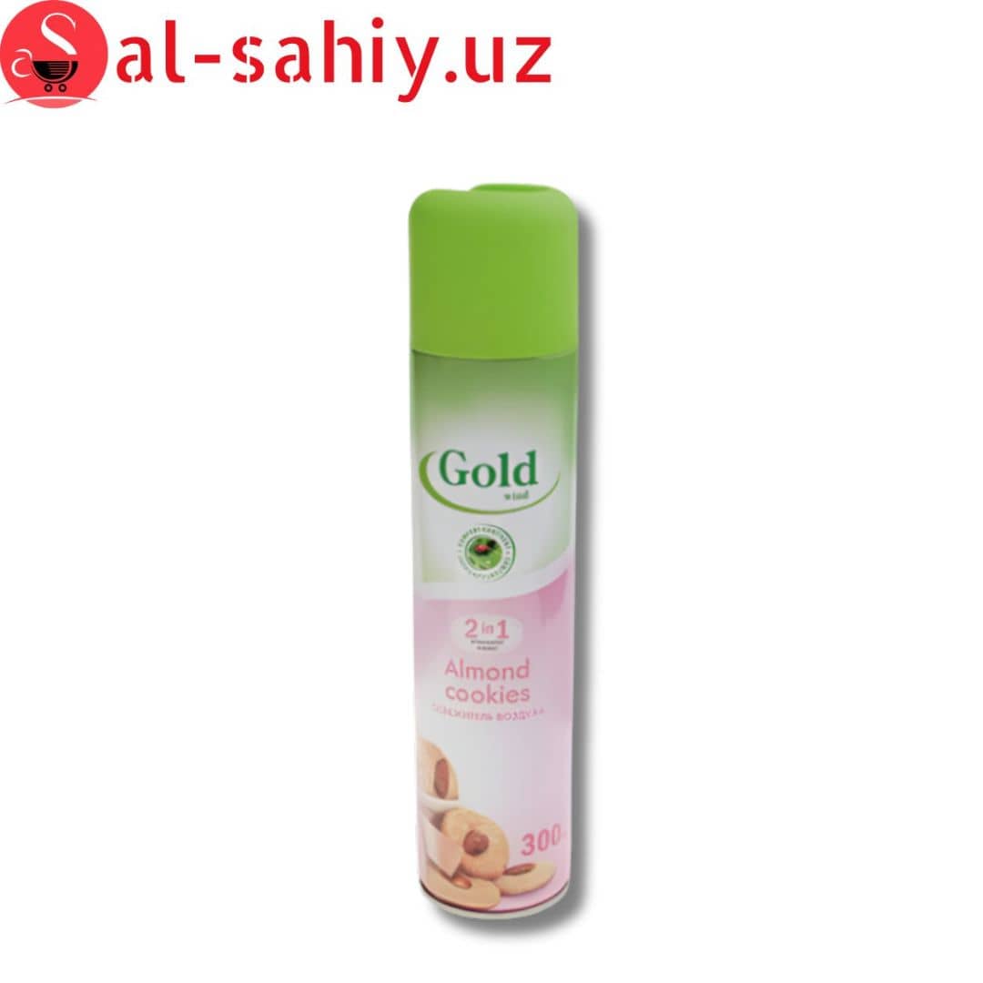 Освежитель воздуха "Gold Wind" Almond cookies 300мл 1