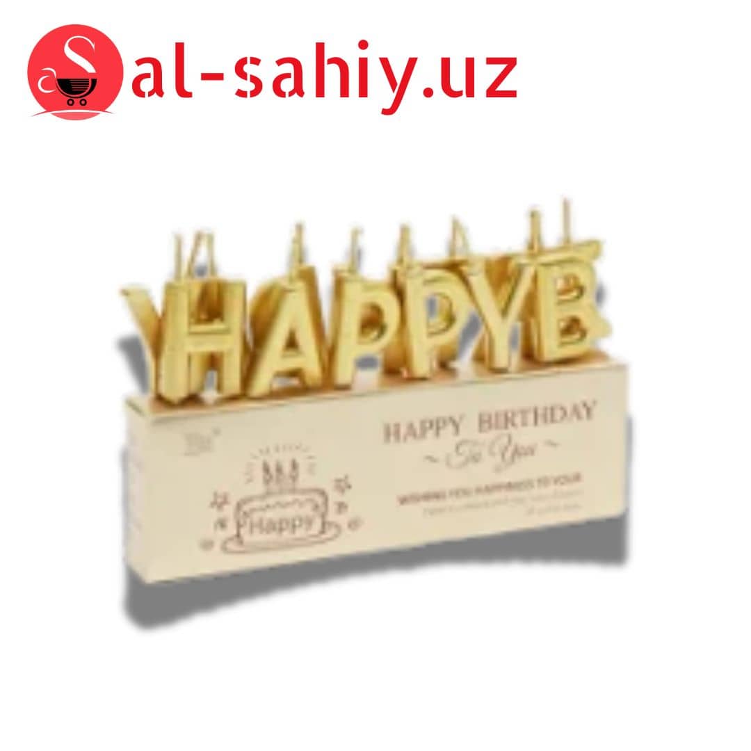 Свечи "HAPPY BRITHDAY" 1