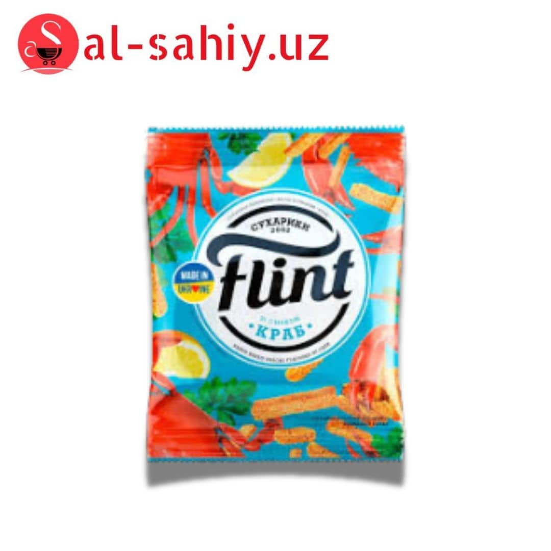 Новый Кириешки "Flint"  со вкусом краба  100гр 1
