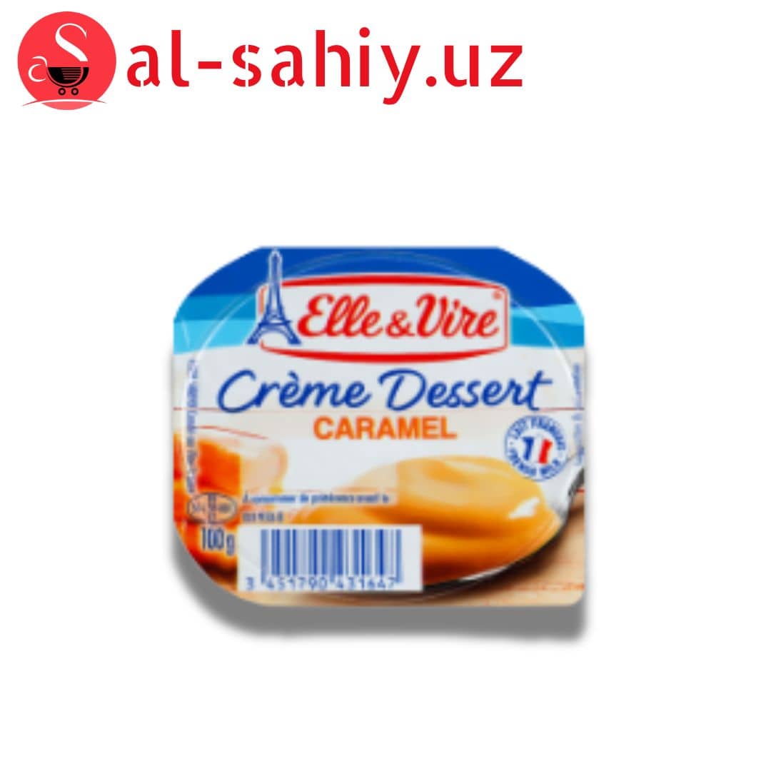 Крем-десерт 2.8% Caramel Elle&Vire ст 100г 1
