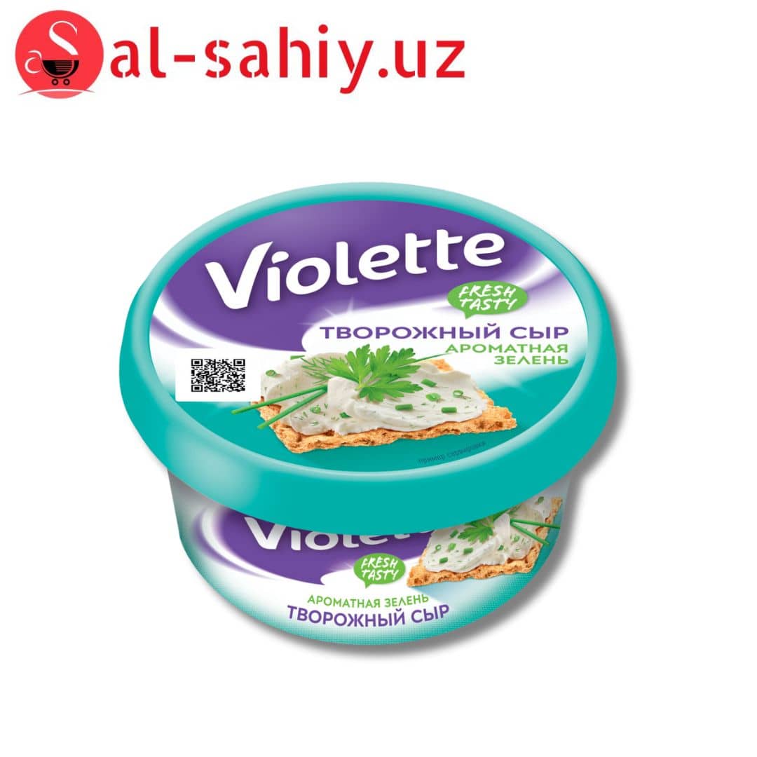 Творожный сыр Violetta Ароматная зелень 140гр 1
