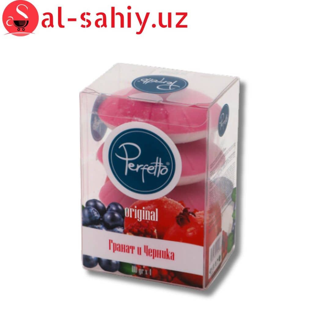 Мыло Perfetto 4 x 110гр Гранат и черника (Pomegranate & Blueberry) 1