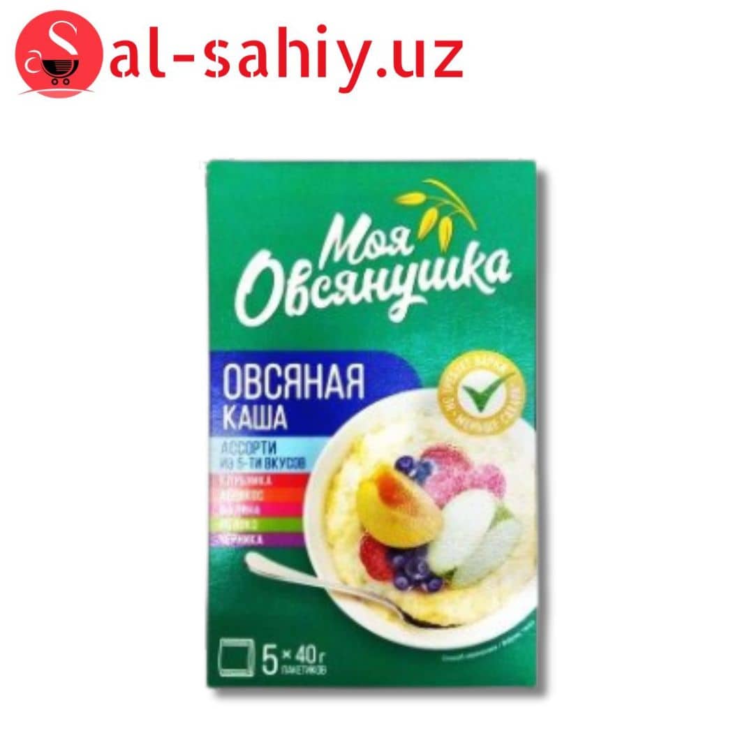 Каша овсяная ассорти 5 вкусов 200гр 1