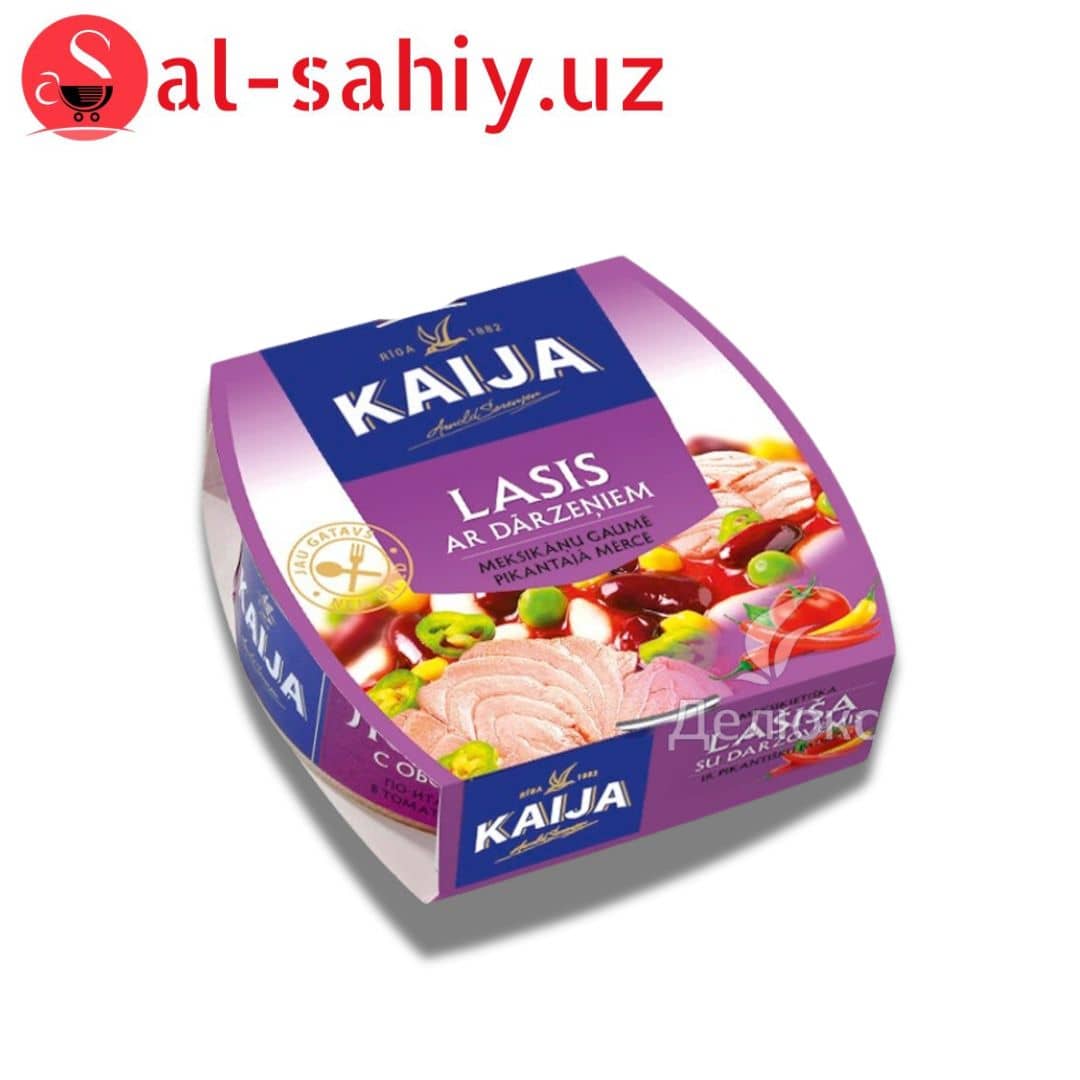 Kaija Ласось с овощами по мексикански 220 гр 1