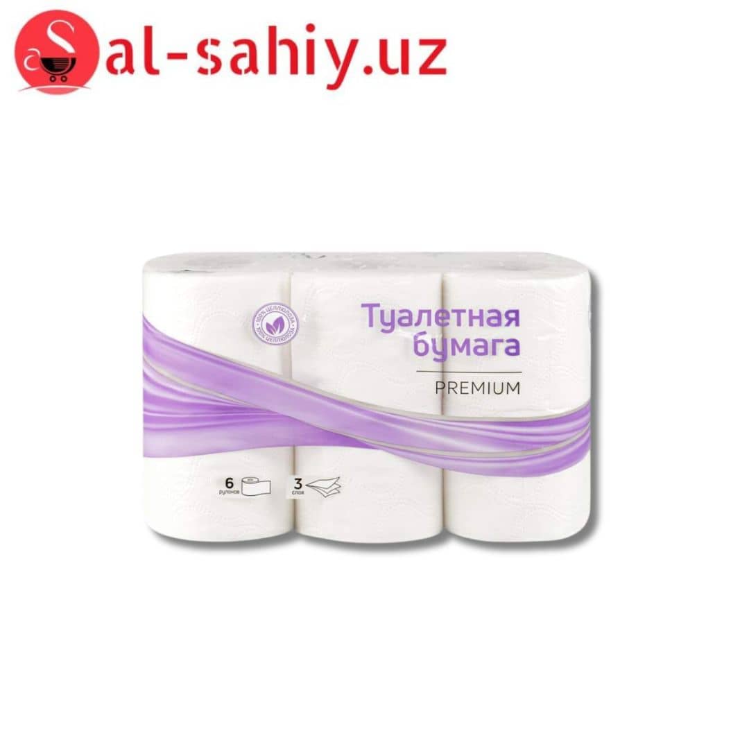 Туалетная бумага Clean 6 шт 1