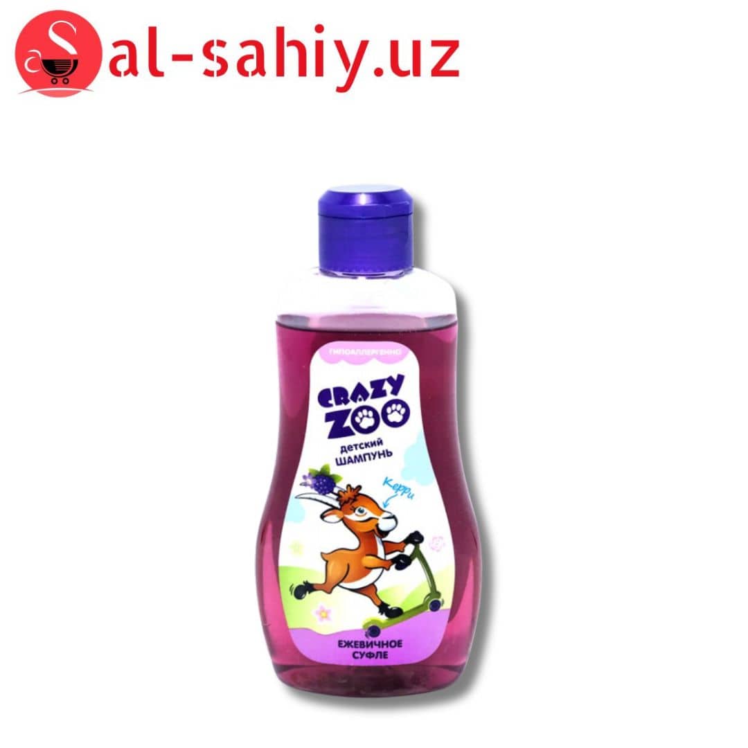Детский шампун Crazy Zoo 0+ 280гр 1