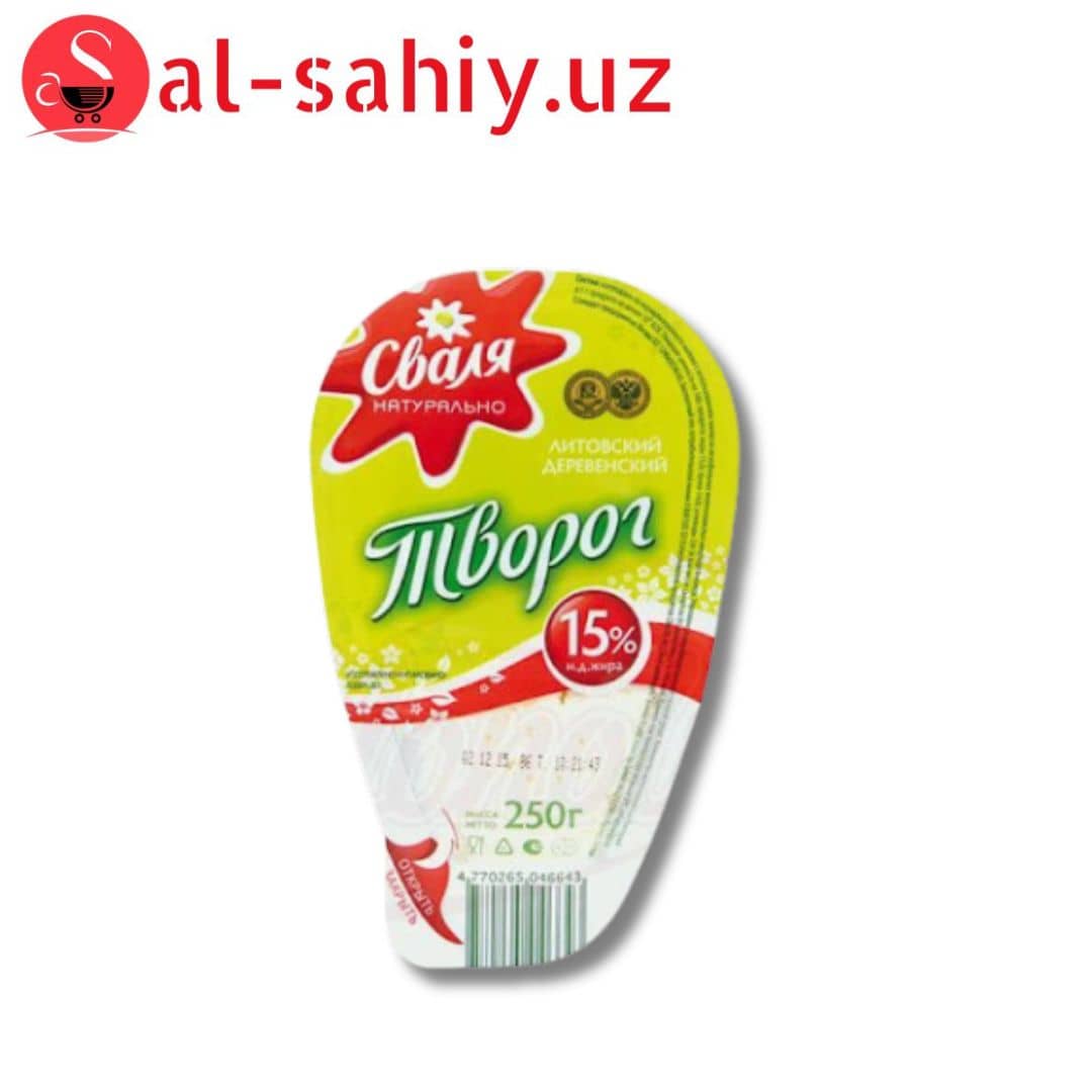 Творог 15% жирности 250гр 1