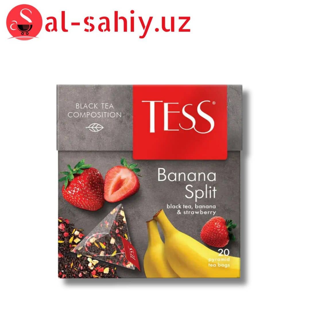 Чай TESS черн. Banana Split в пакетиках 1,8гр х 20 пак 1