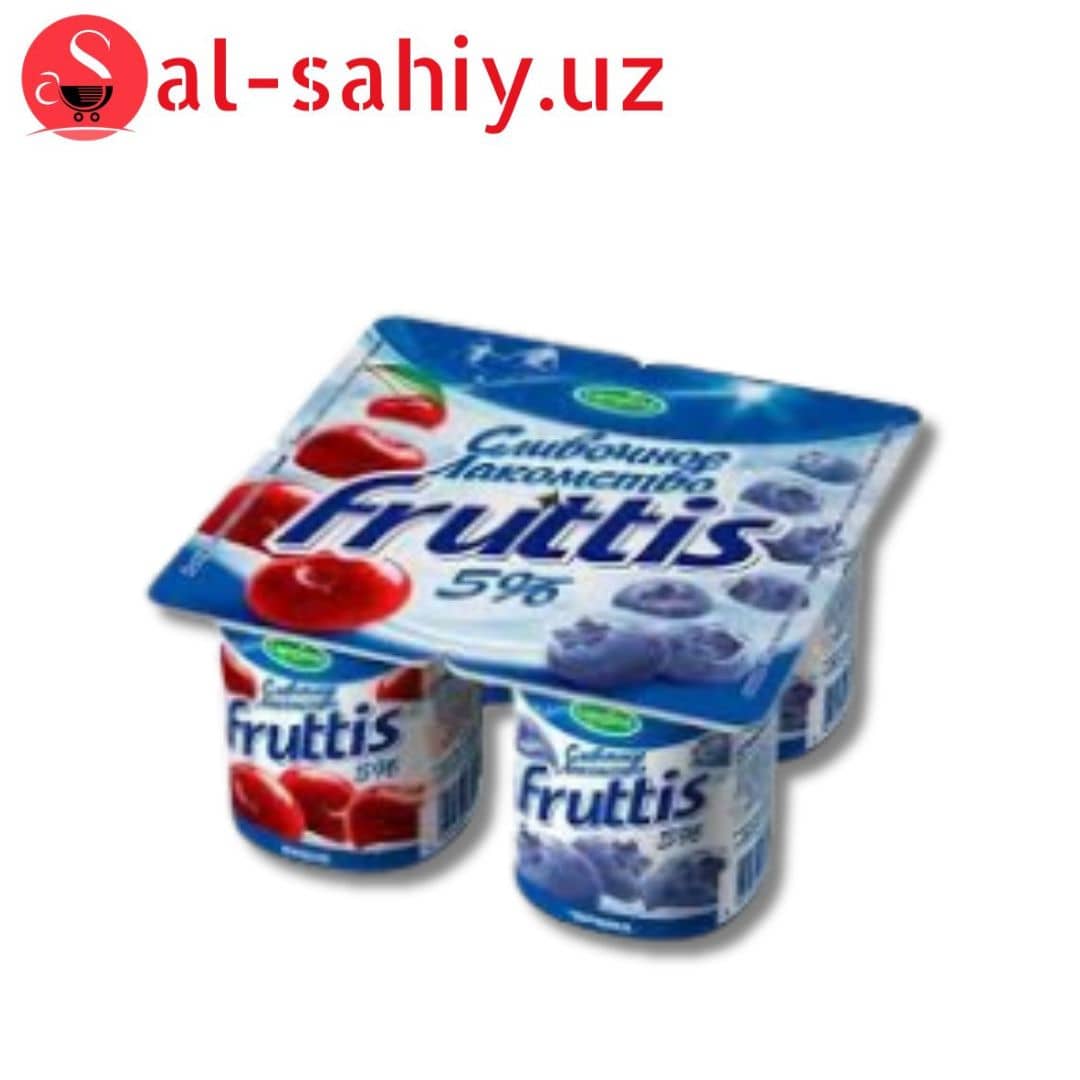 Йогурт Fruttis вишня и смородина 115гр 1