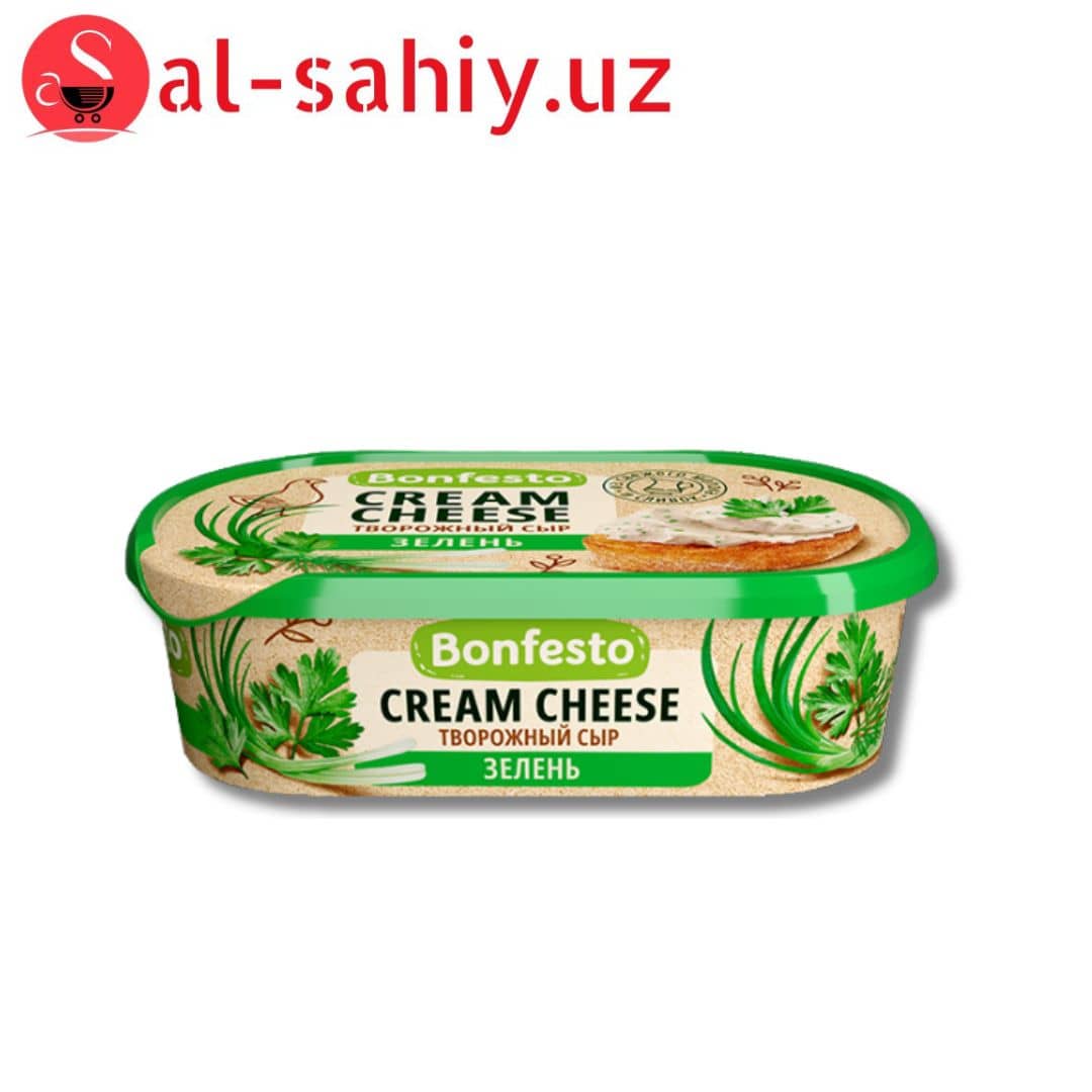 Cream CHEESE с зеленью и чисноком 330гр 1