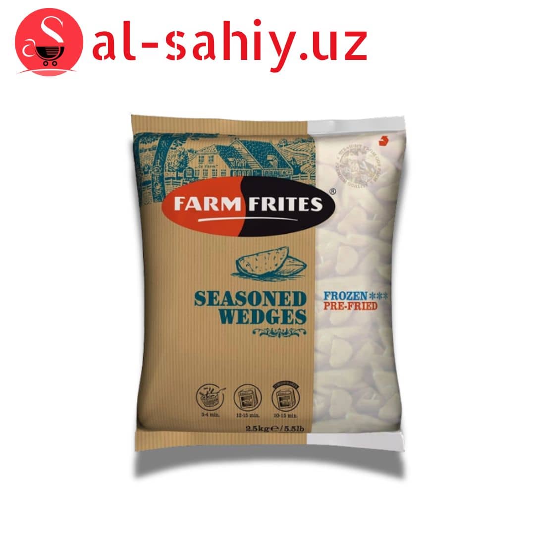 Картофельные дольки Farm Frites с кожурой 2.5 кг. 1