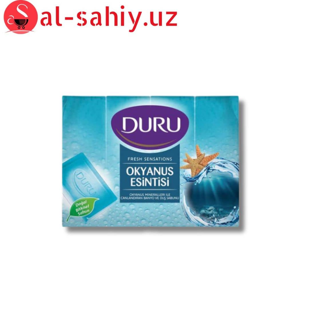 Мыло DURU Fresh Sensations экопак Океанский бриз 4 х 150 г (8690506494605) 1
