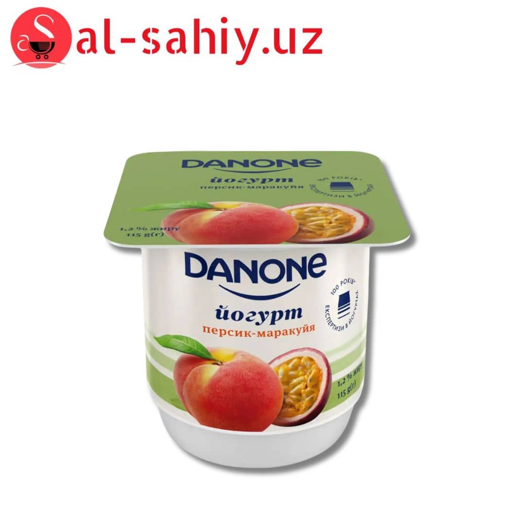 Йогурт Danone персик-100гр 1