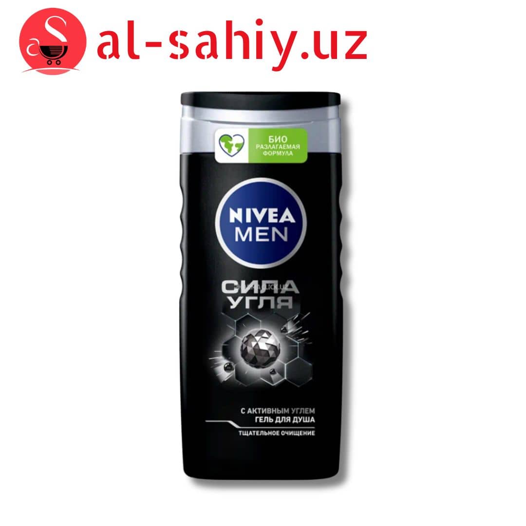 Гель для душа NIVEA  MEN "Сила угля" 500мл 1