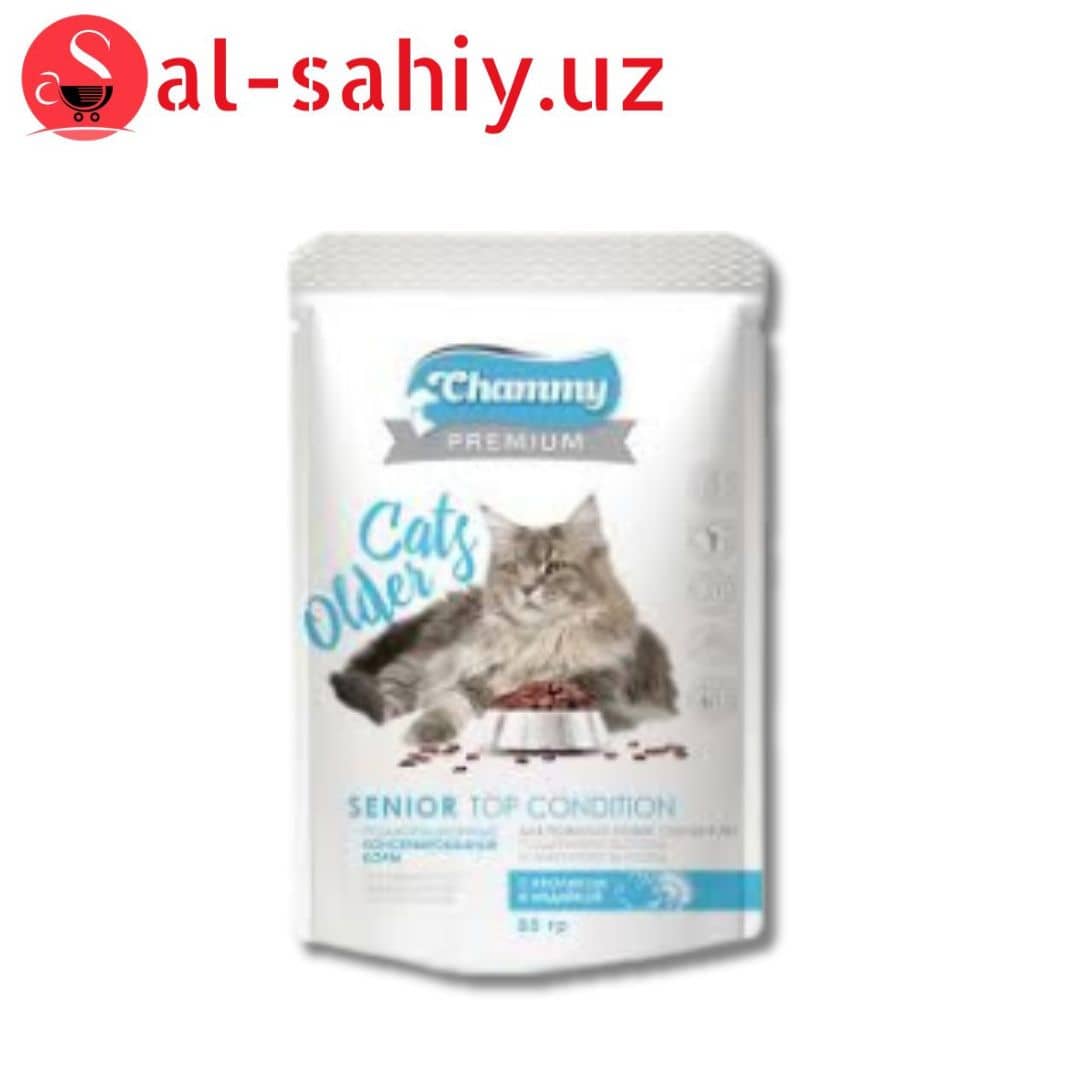 Корм для кошек Chammy c индейкой 85 гр 1