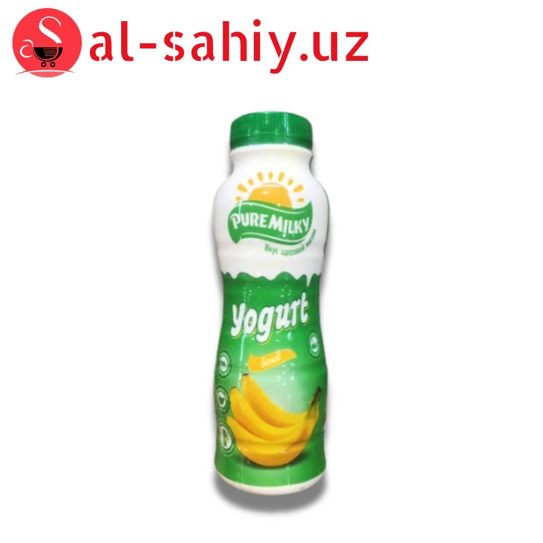 Йогурт 2,5% 290 гр  банан  Pure milky 1