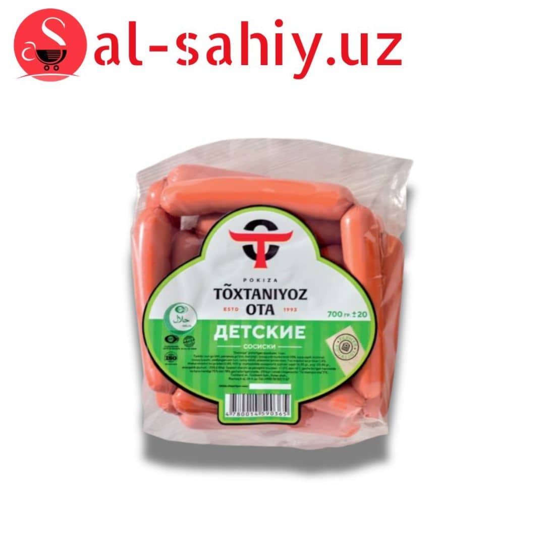 Сосиска Детские (вакум) 400гр"To'xtaniyoz ota" 1