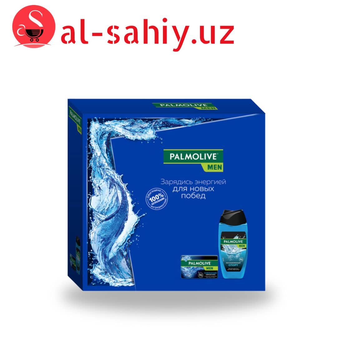 Подарочный набор Palmolive for men "Спорт и Северный Океан" (гель для душа 3 в 1 "Спорт", 250 + туал 1