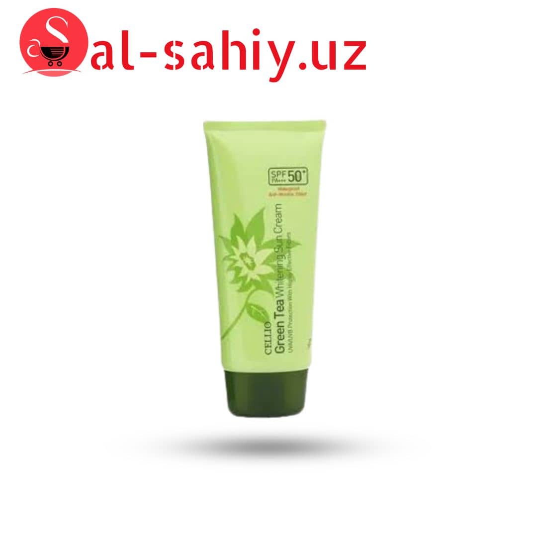 Солнцезащитный крем Green Tea Whitening Sun Cream 50 / SPF 50 PA 70мл 1