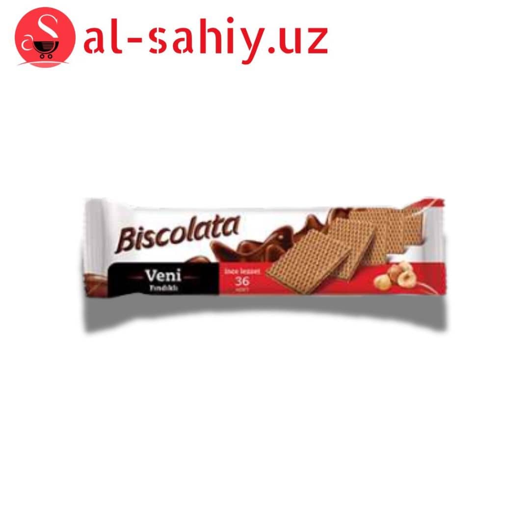 Вафли с ореховым кремом Şölen Biscolata Veni 50 гр 1