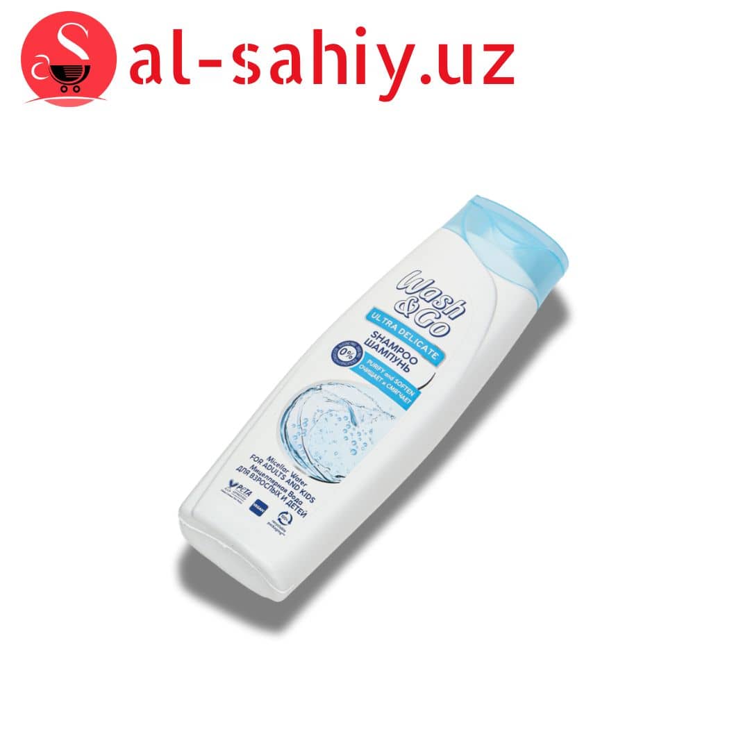 Шампунь для волос  Wash go мицеллярный всех типов 180мл 1