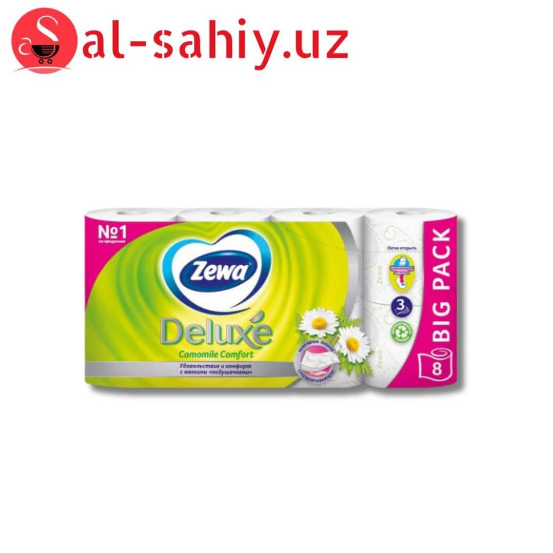 Туалетная бумага Zewa Deluxe с ароматом ромашки 1
