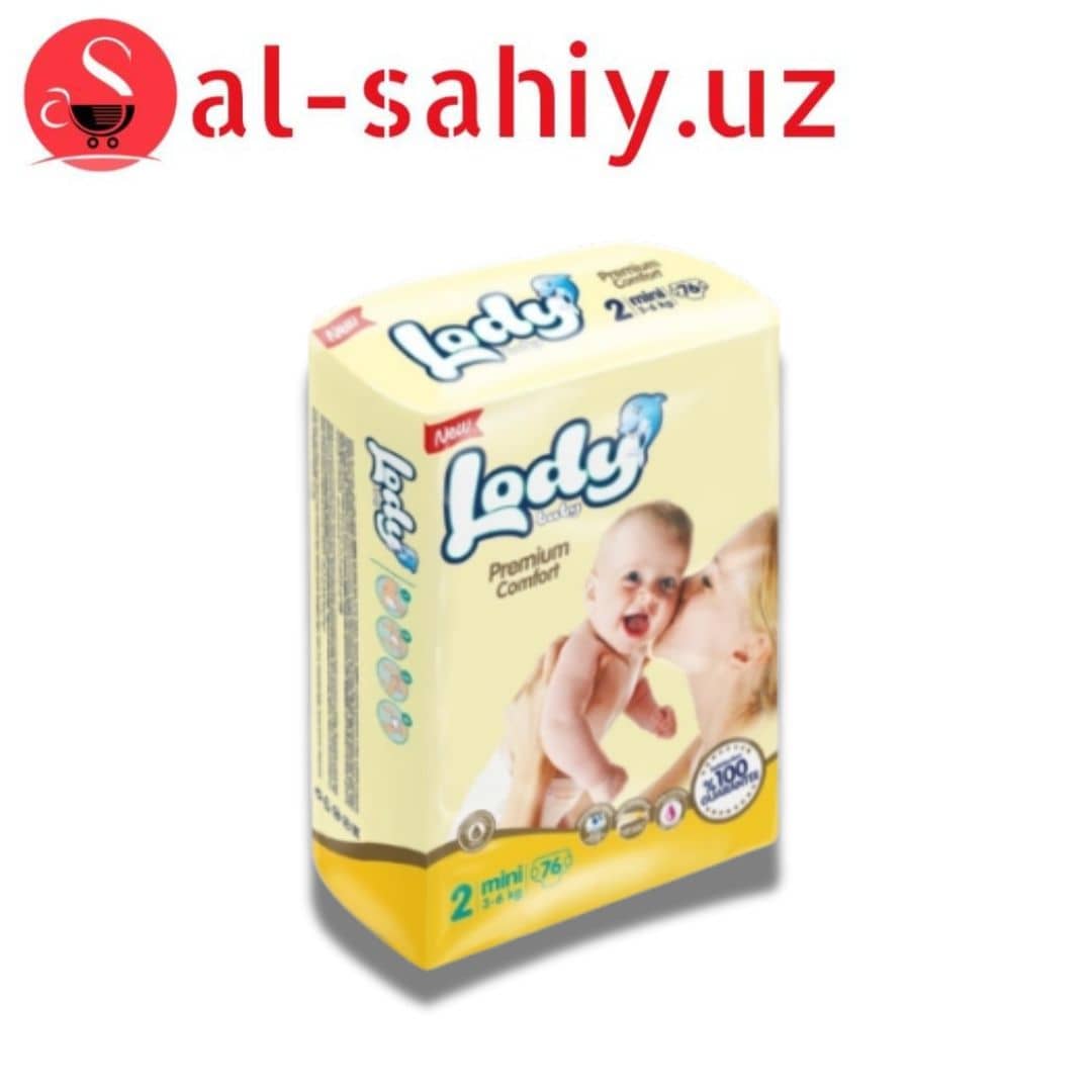 Памперс Lady №2  76шт 1