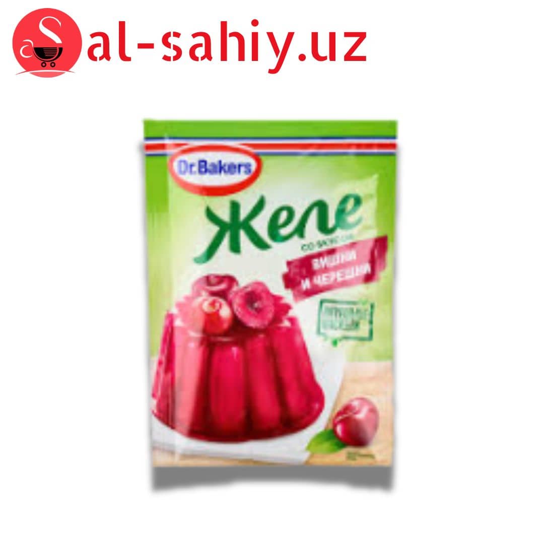 Желе Dr.Bakers со вкусом вишни и черешни 45г 1
