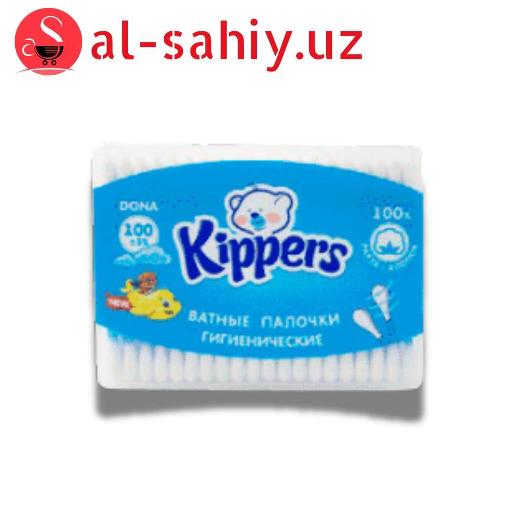 Ватные палочки "Kippers" 300 шт  мягкой упаковке 1