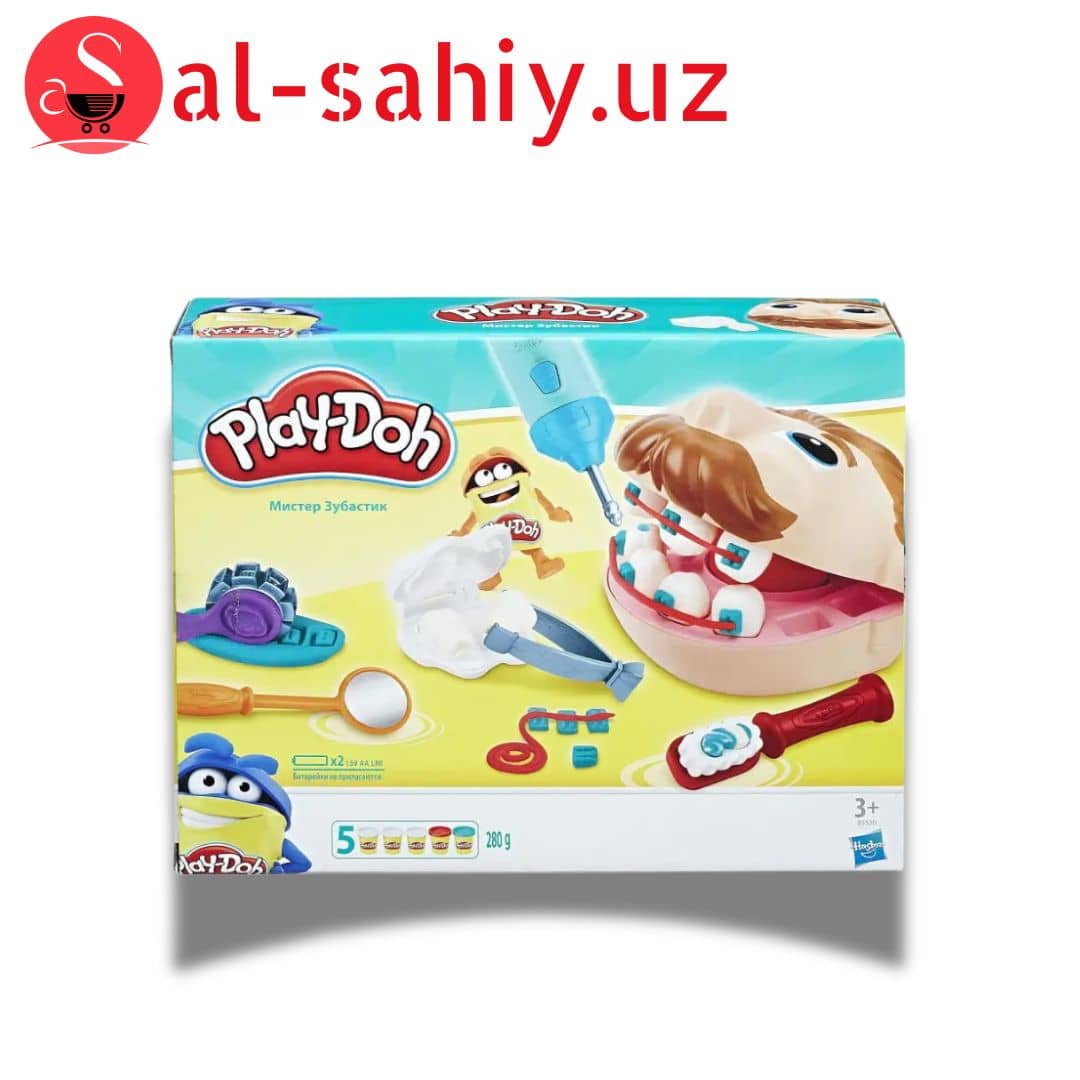 Набор для лепки из пластилина Play-Doh Мистер Зубастик 1