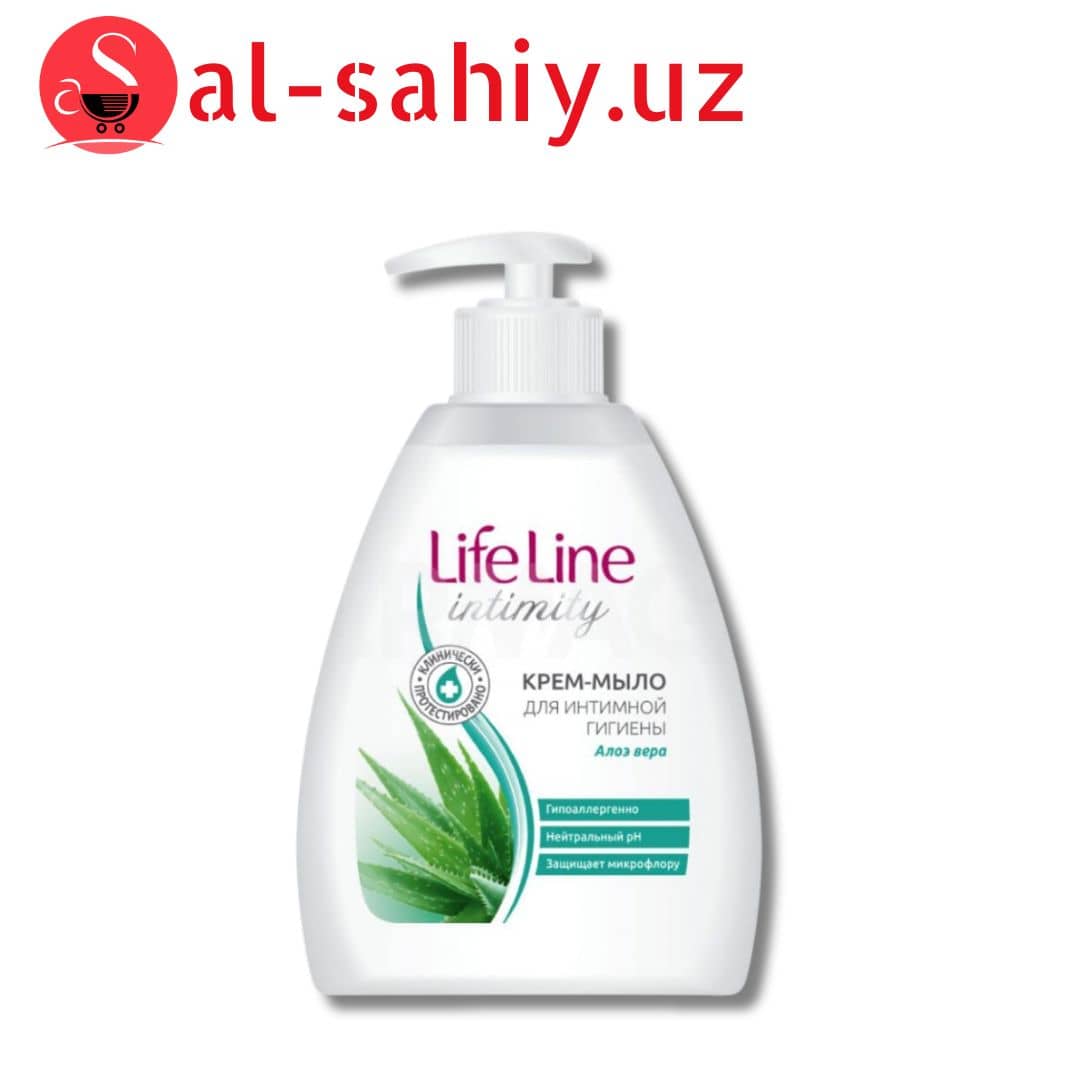 Жидкый мыло Life line для интим гигиени Овясное молоч. 280гр 1