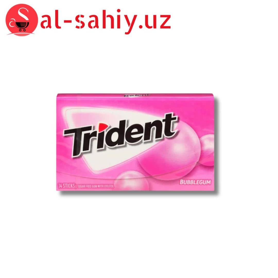 Жевательная резинка Trident Gum Bubble Gum 1