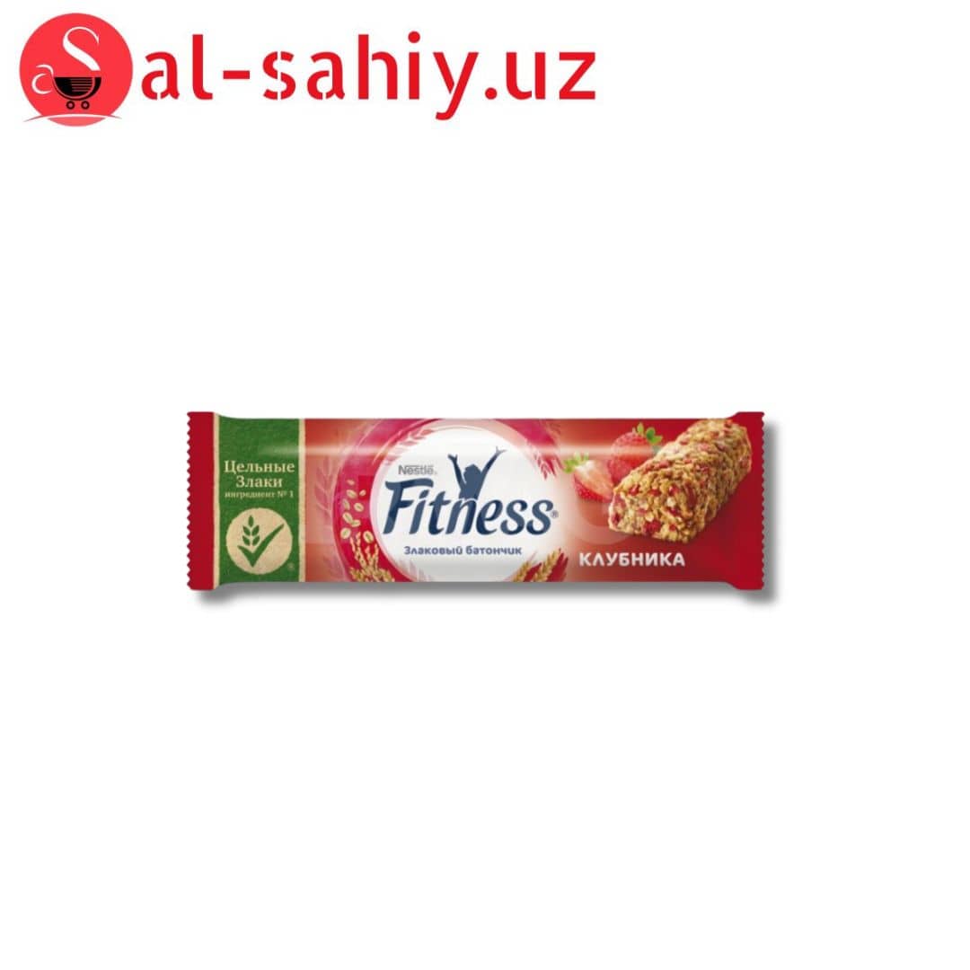 Батончик Nestle Fitness с цельными злаками и клубникой 23gr 1