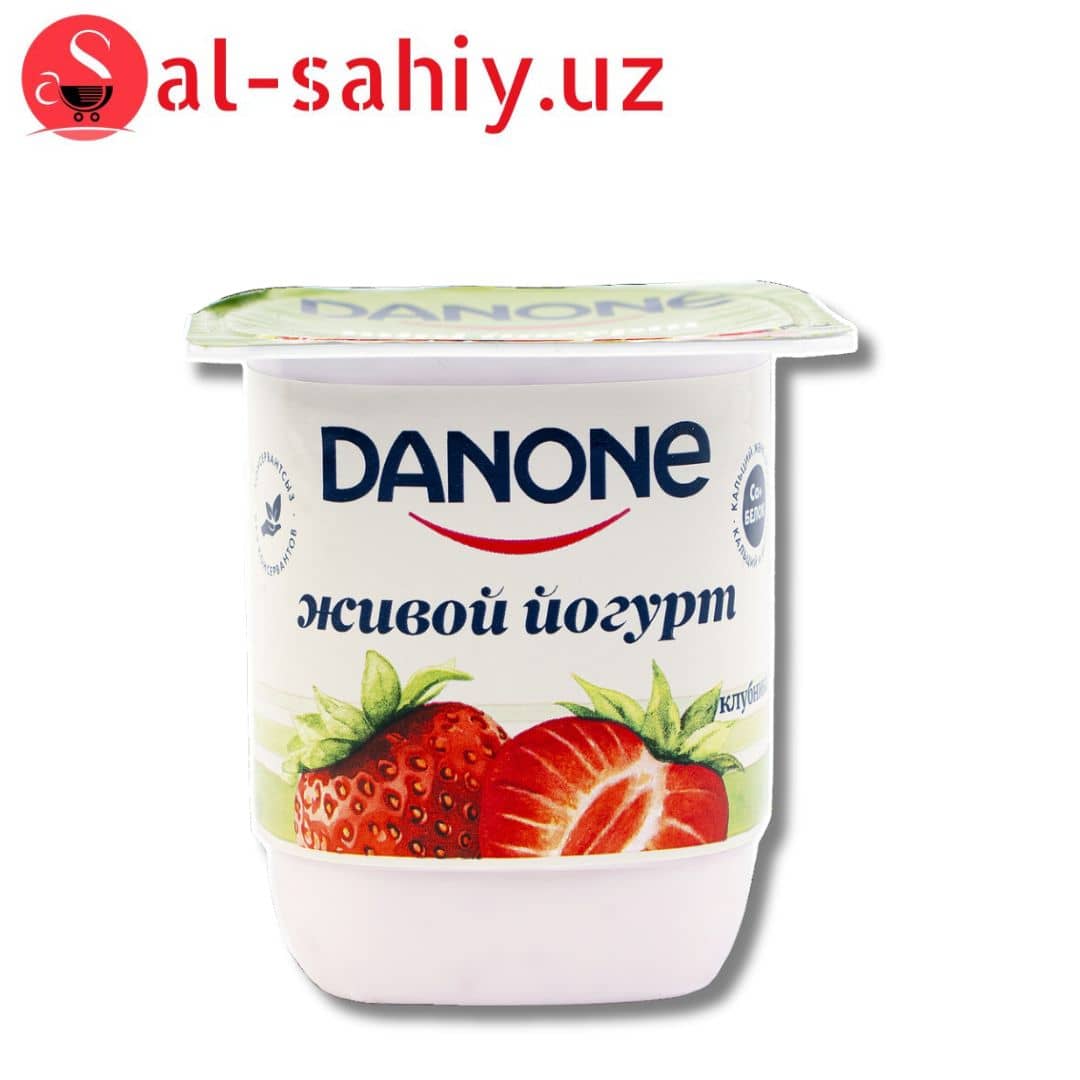Йогурт Danone клубника-100гр 1