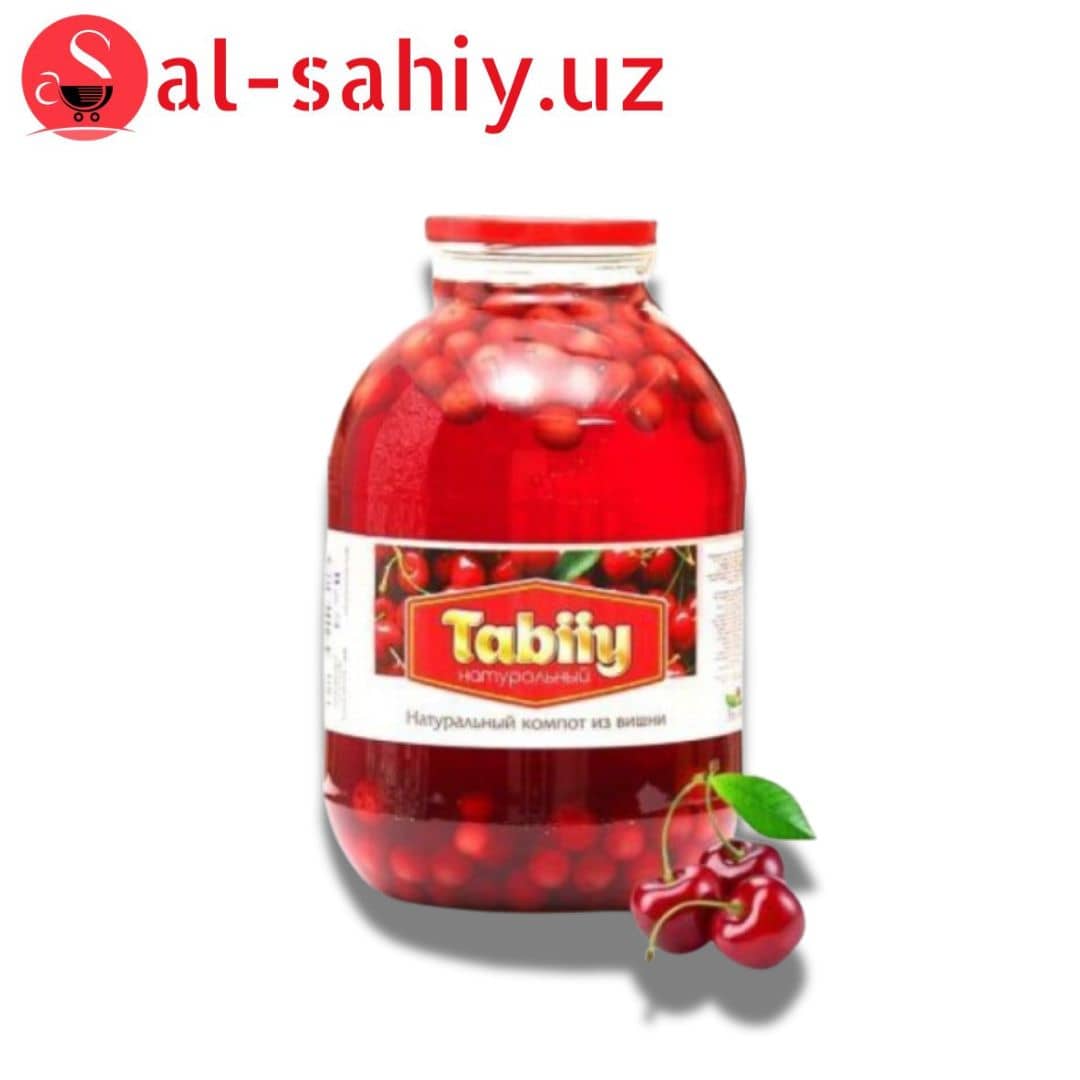 Натуральный компот из яблоко 3л TABIIY 1