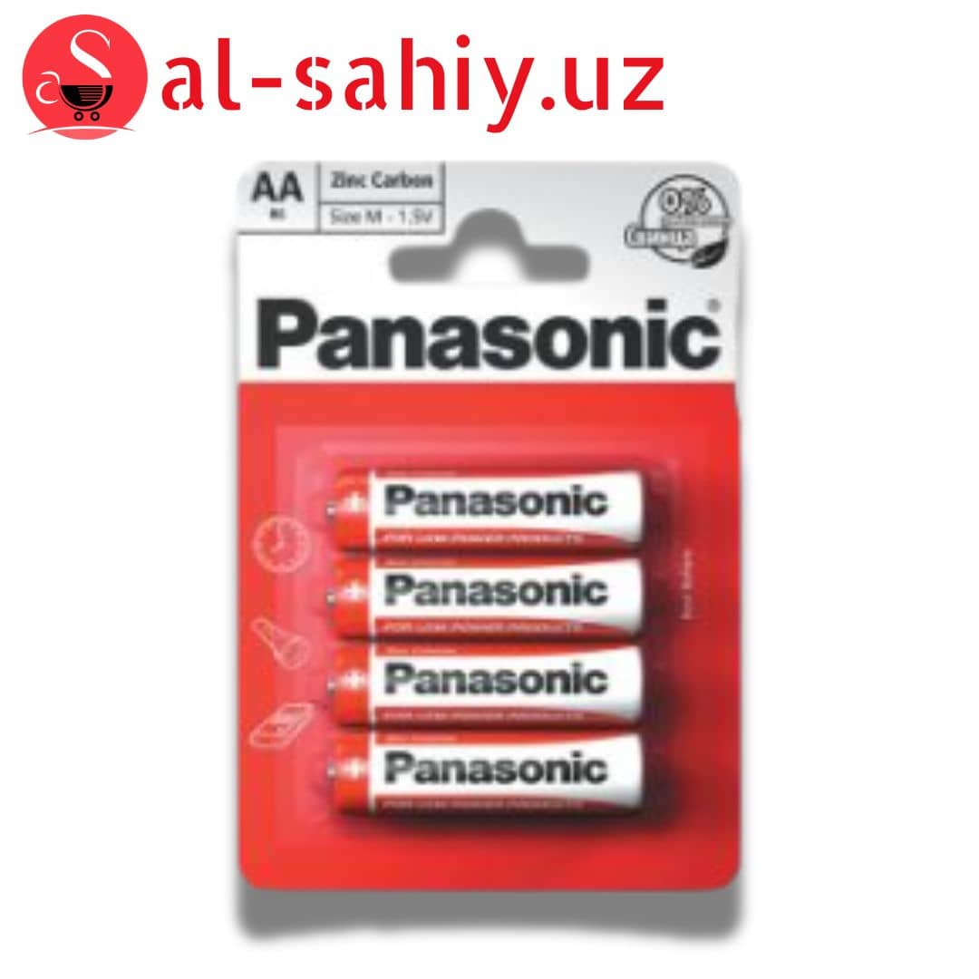 Батарейка Panasonic Zinc Carbon  AA (4шт) 1