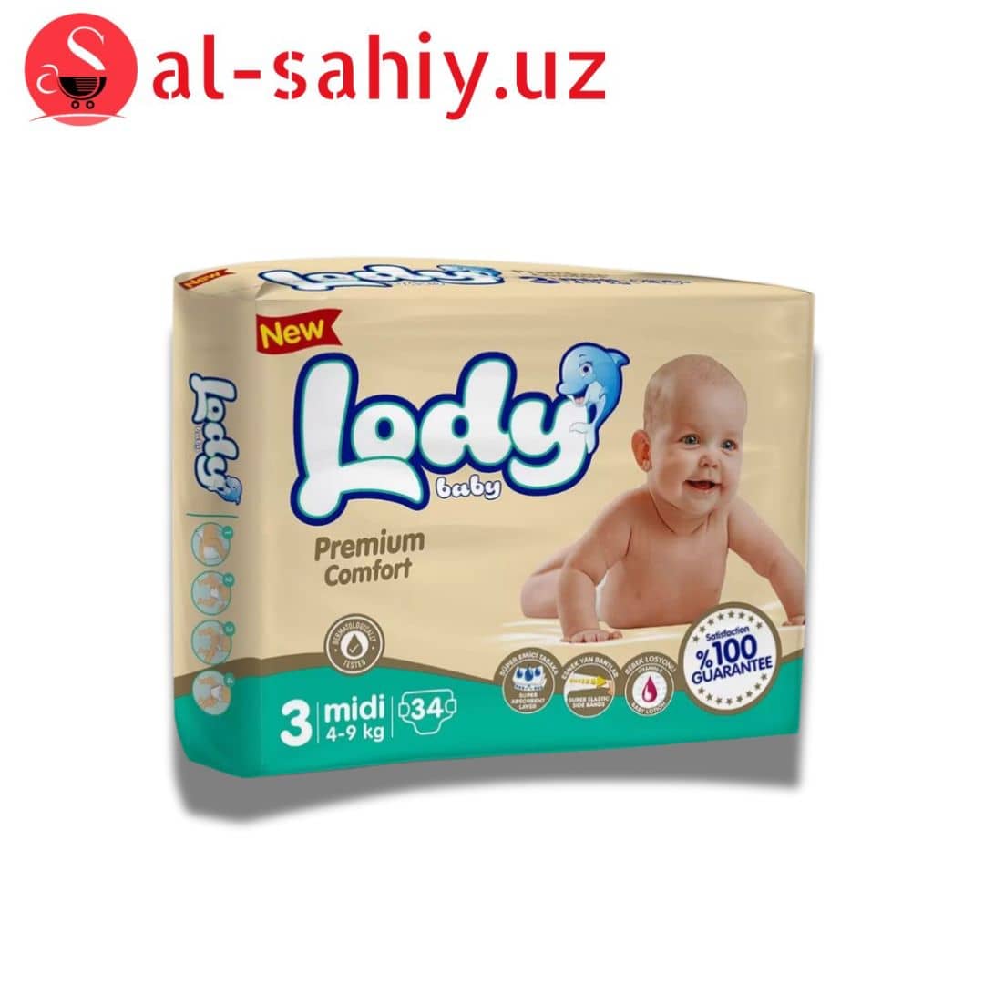 Памперс Lady №3  34шт 1