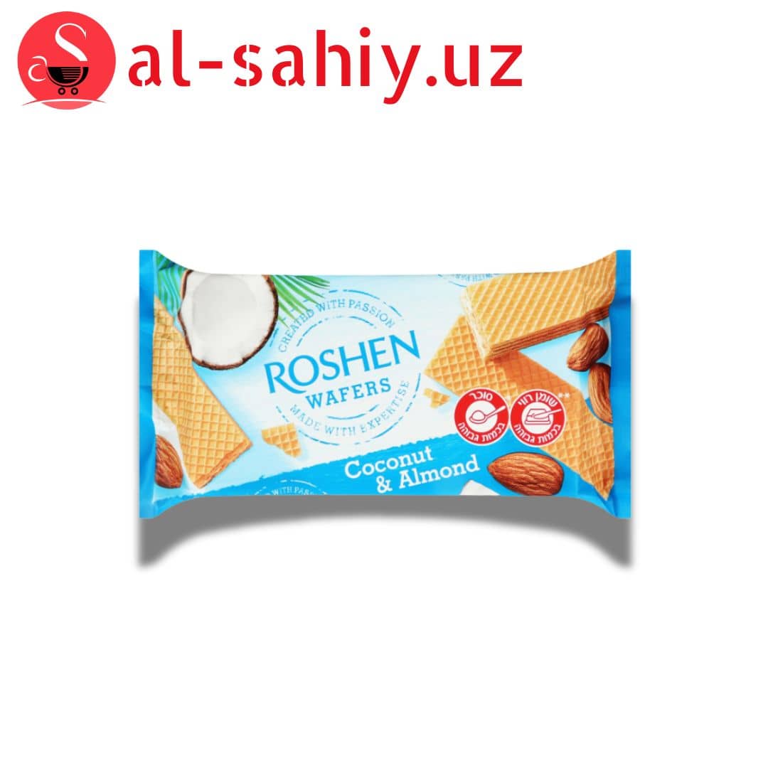 Вафли "ROSHEN" с миндалом 216гр 1