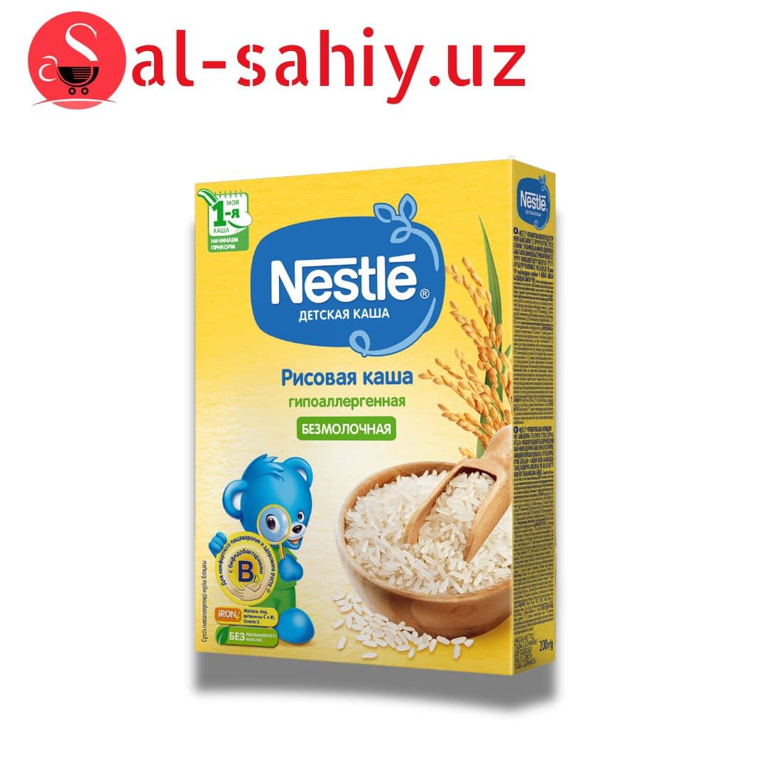Каша Nestle Рисовая Безмолочная 200гр 1