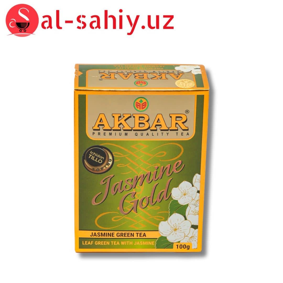 Чай AKBAR JAsmin GREEN  GOLD  25х1.5гр 1