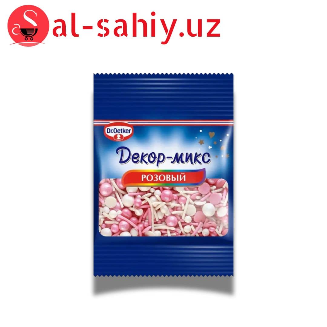 Декор-микс Dr.Oetker розовый 10г 1