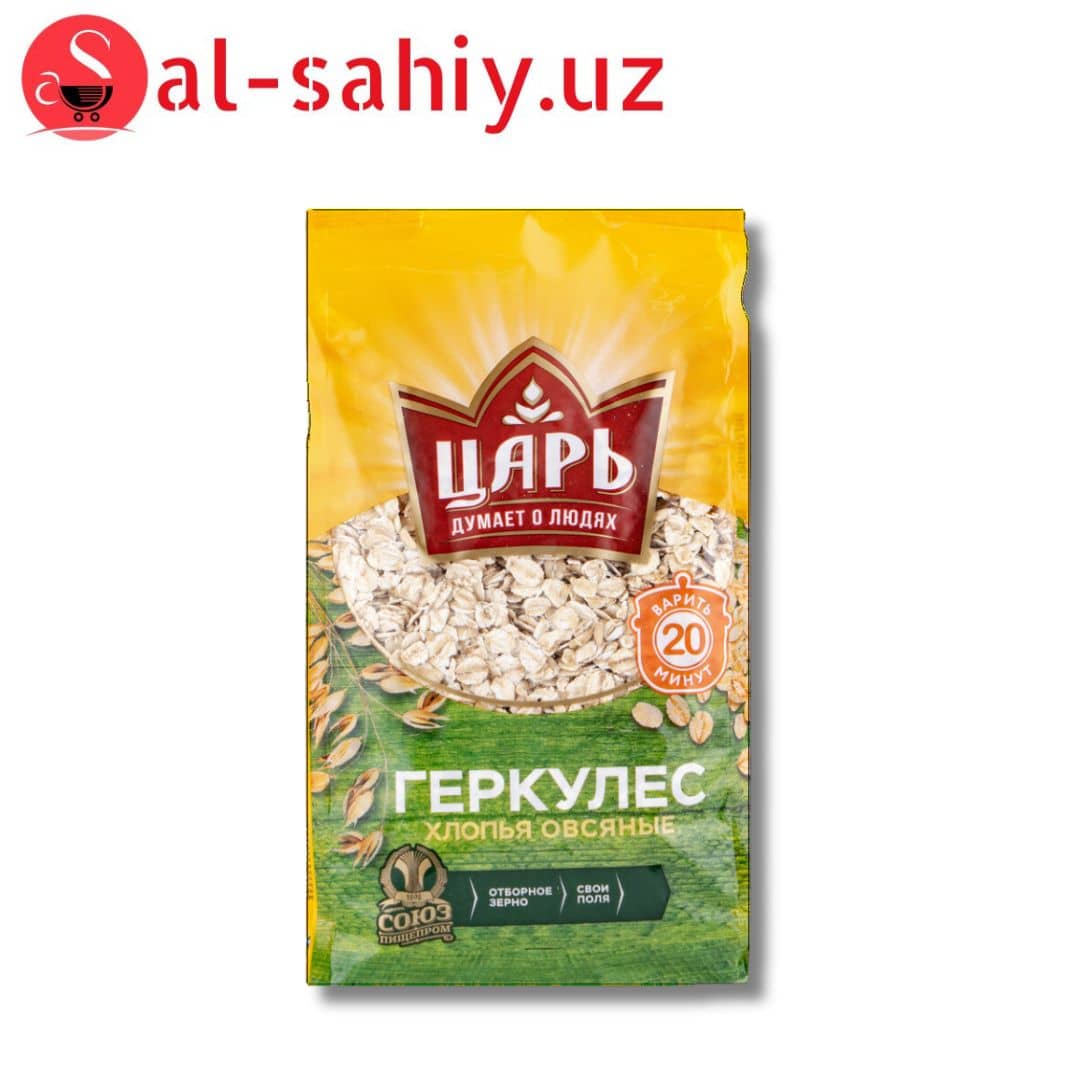 Овсяные хлопья "Царь" геркулес 400г 1